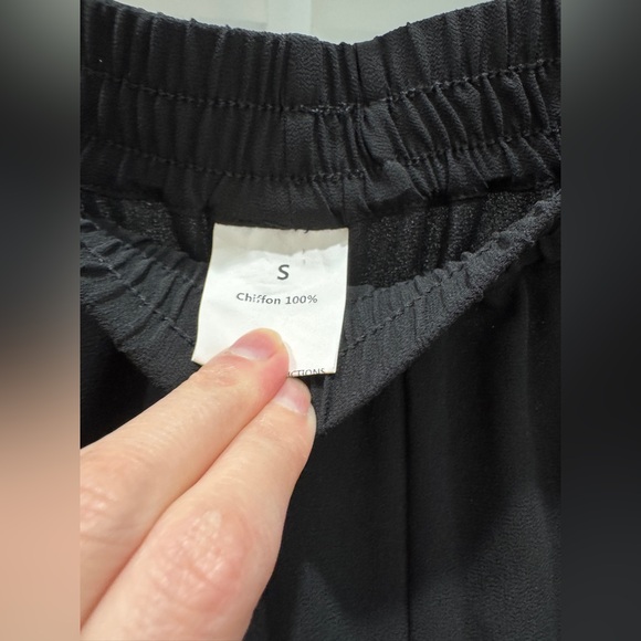 Women’s chiffon palazzo wide leg pant, size small - Picture 4 of 4